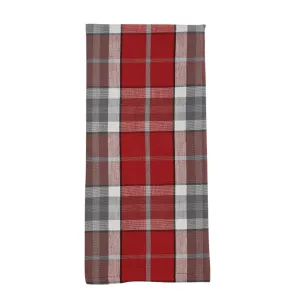 Sketchbook Snowman Plaid Dishtowel (Set of 2)