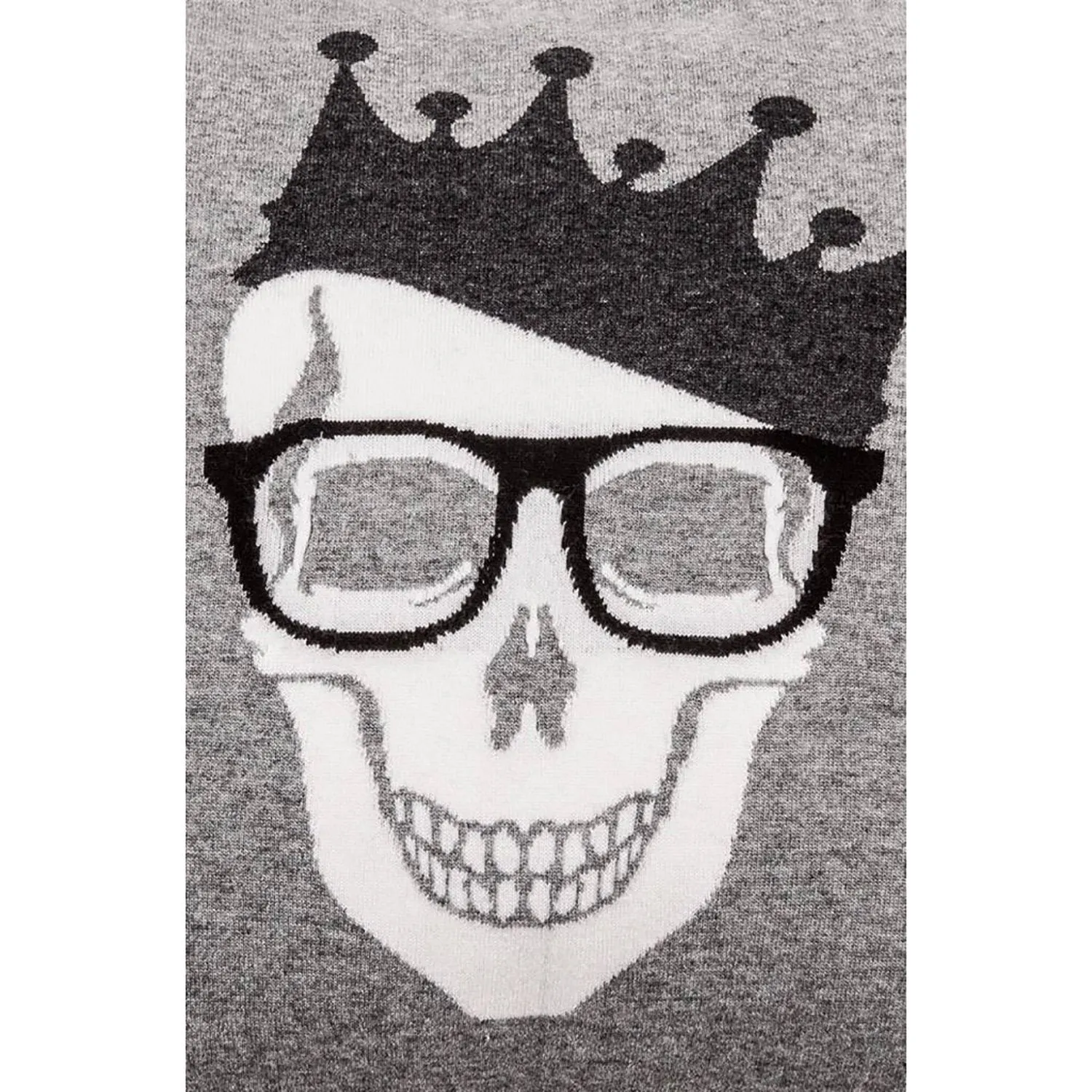 Skull Crown Cashmere Pillow