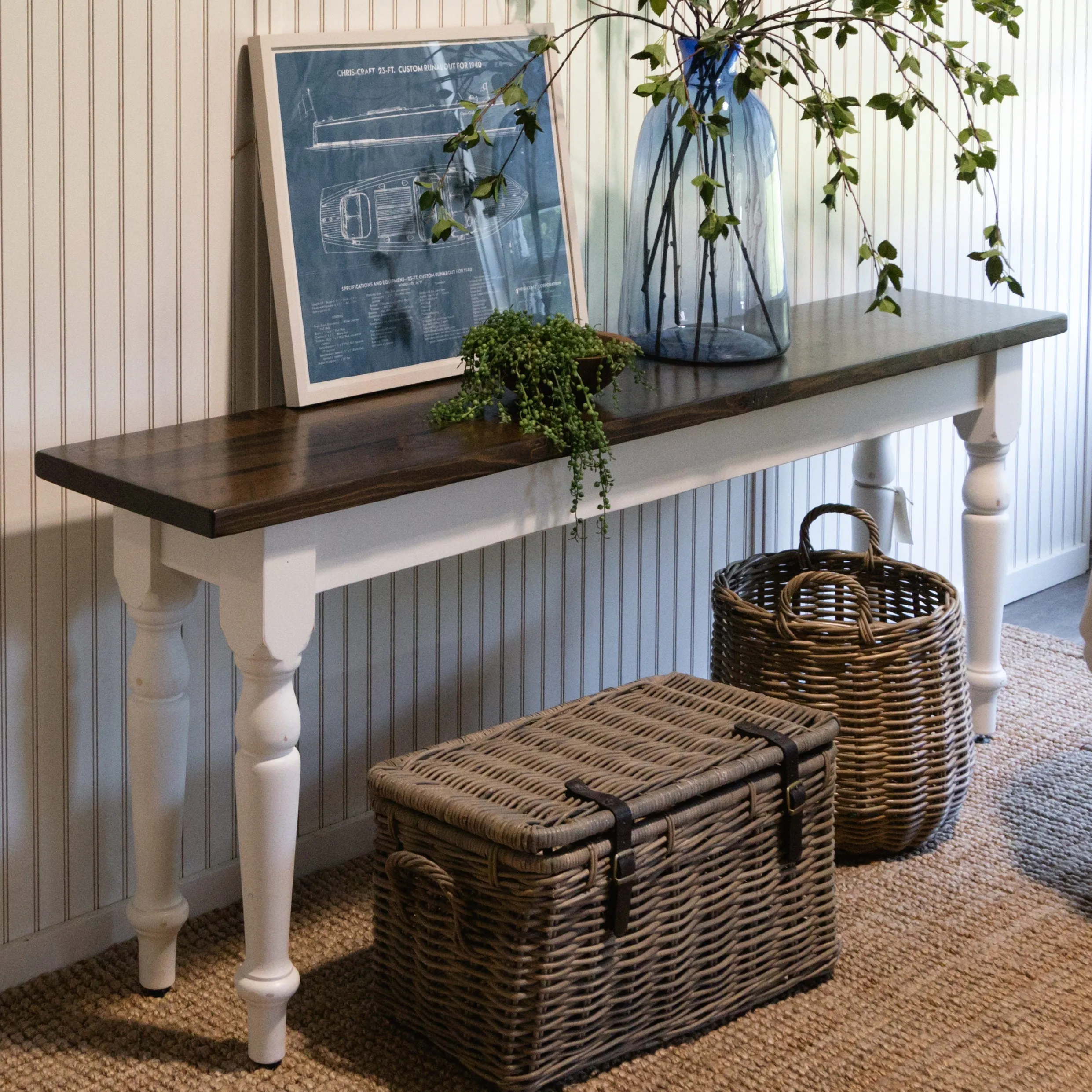 Sofa Table Turned Leg