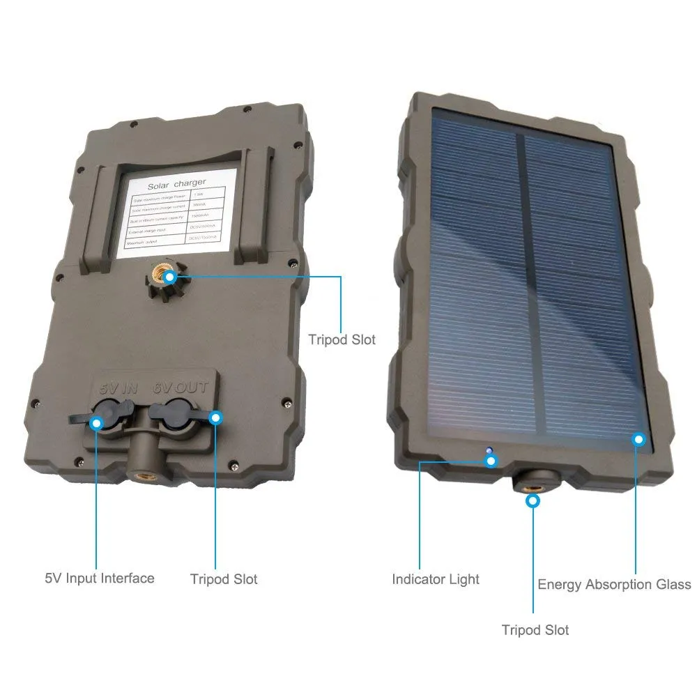 Solar Panel With Power Charger for outdoor camera