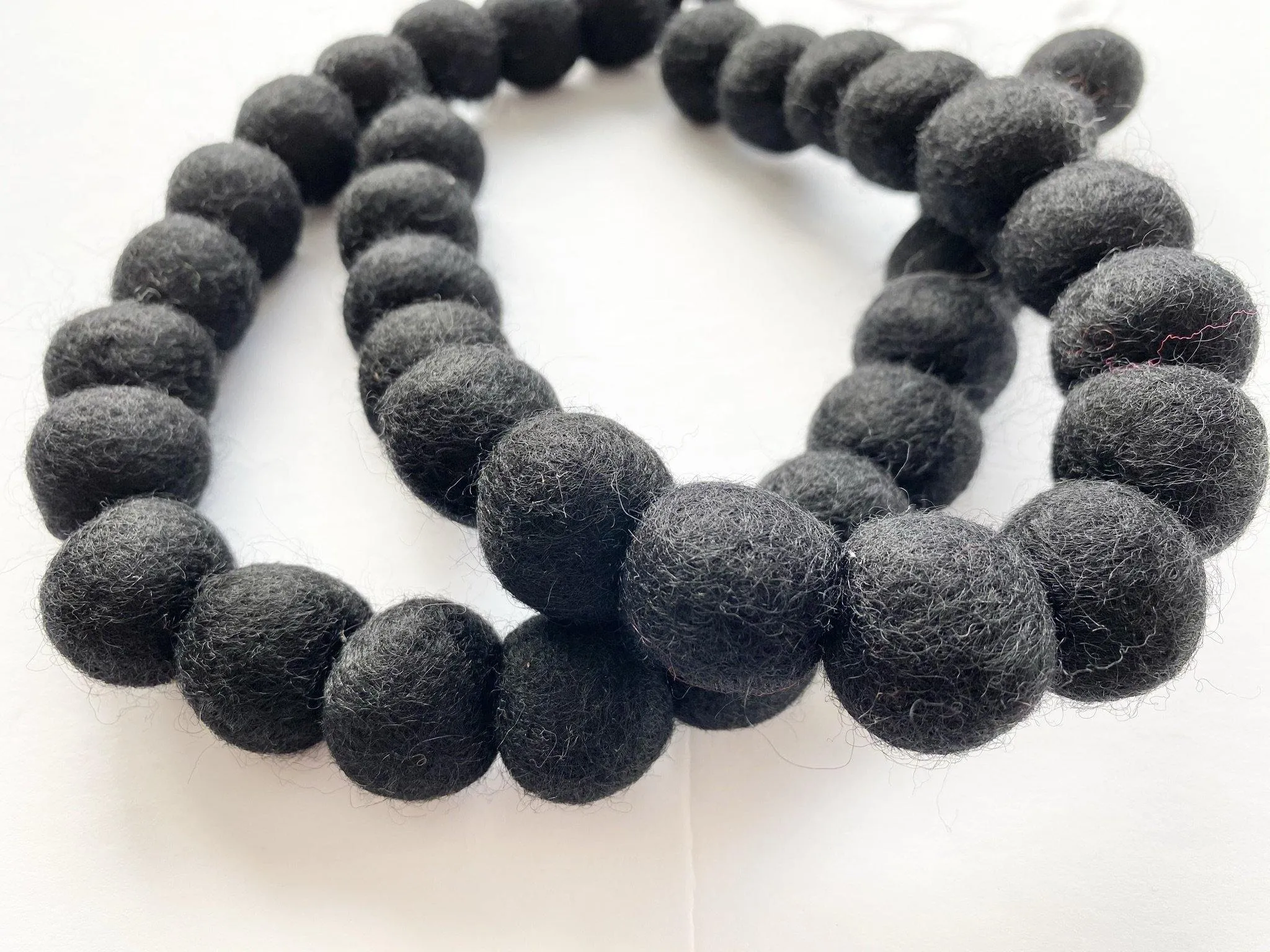 Solid Black Curtain Ties