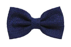 Special Blue Crochet Bow Tie