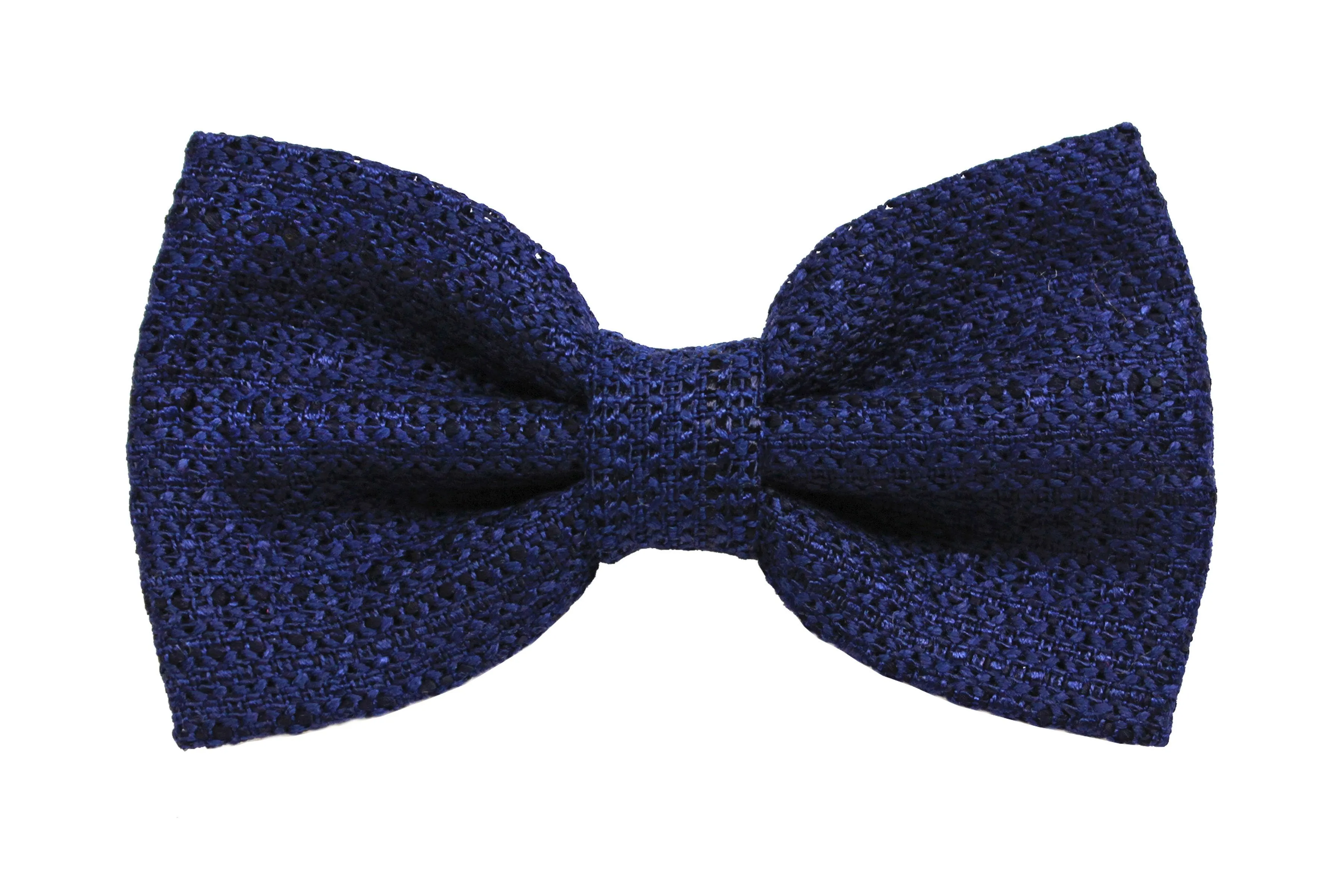 Special Blue Crochet Bow Tie