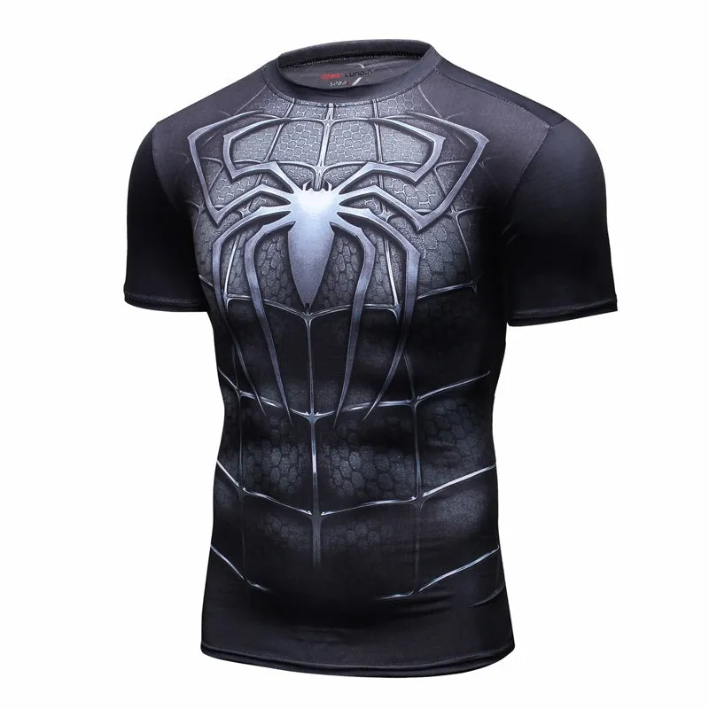 SPIDERMAN (Black) Gym T-Shirt