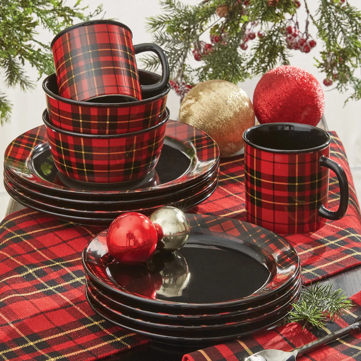 Sportsman Plaid Mug (Set of 4)