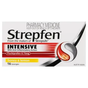 Strepfen Intensive Lozenges Honey & Lemon 16 Pack
