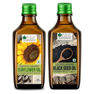 Sunflower Oil   Kalonji Oil (Pack of 2x500ml)
