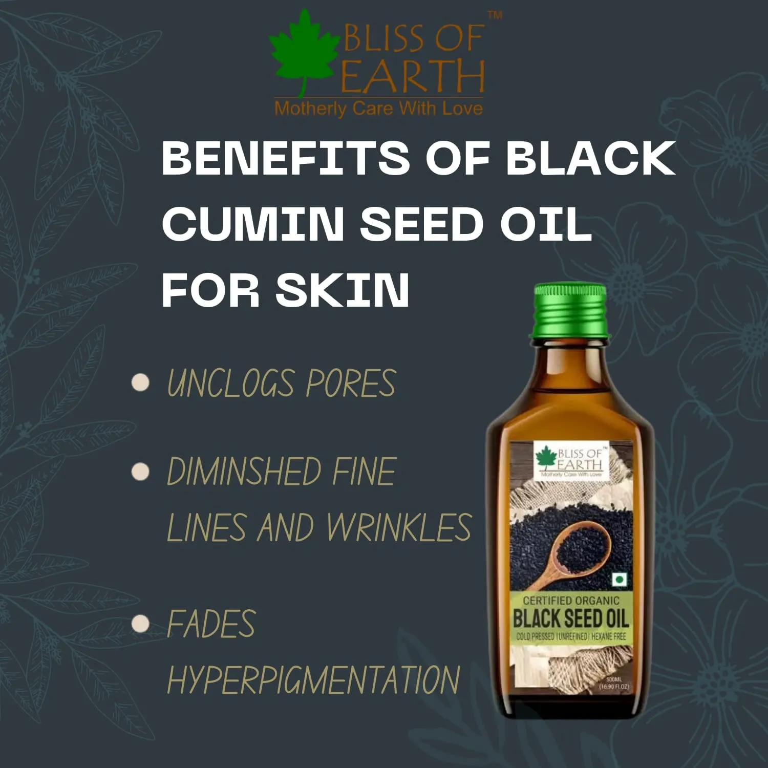 Sunflower Oil   Kalonji Oil (Pack of 2x500ml)