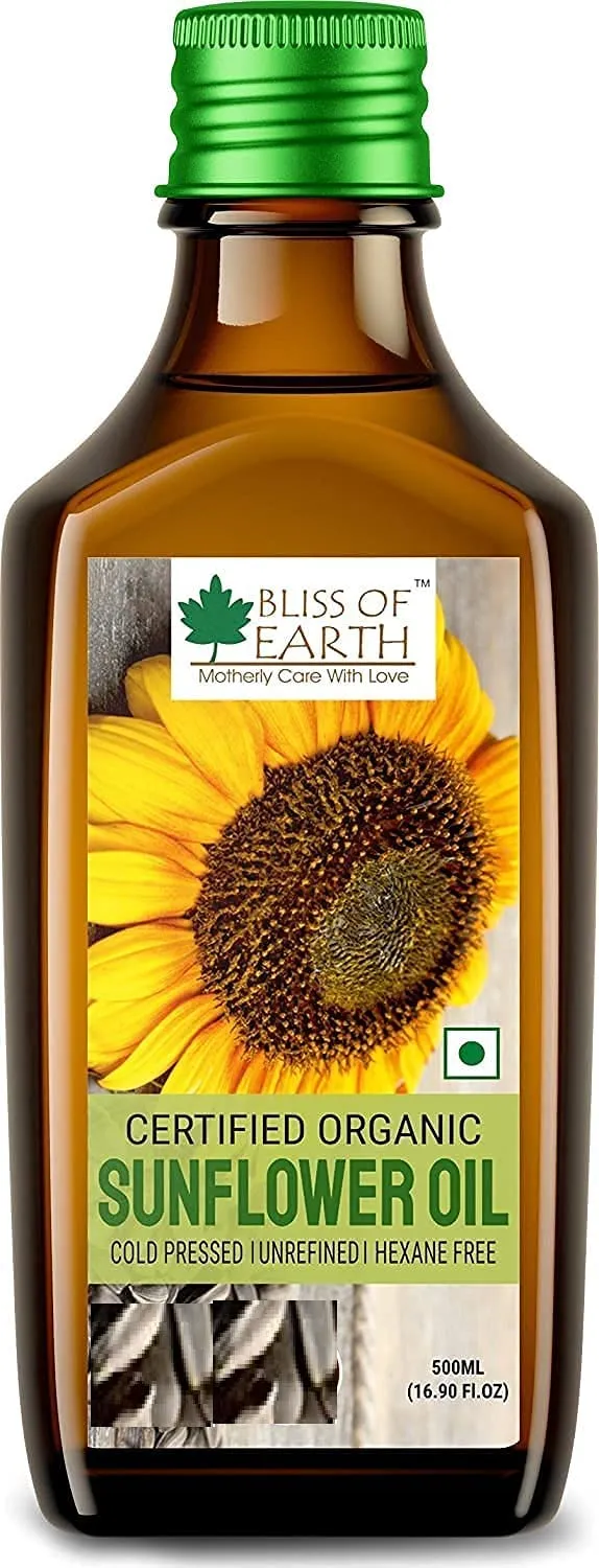 Sunflower Oil   Kalonji Oil (Pack of 2x500ml)