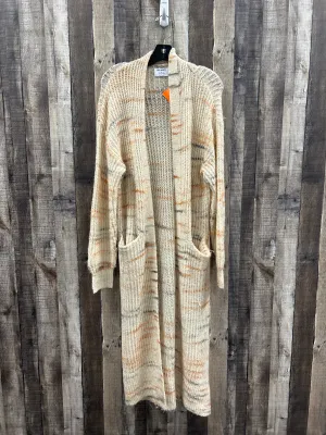 Sweater Cardigan By Old Navy In Striped Pattern, Size: M