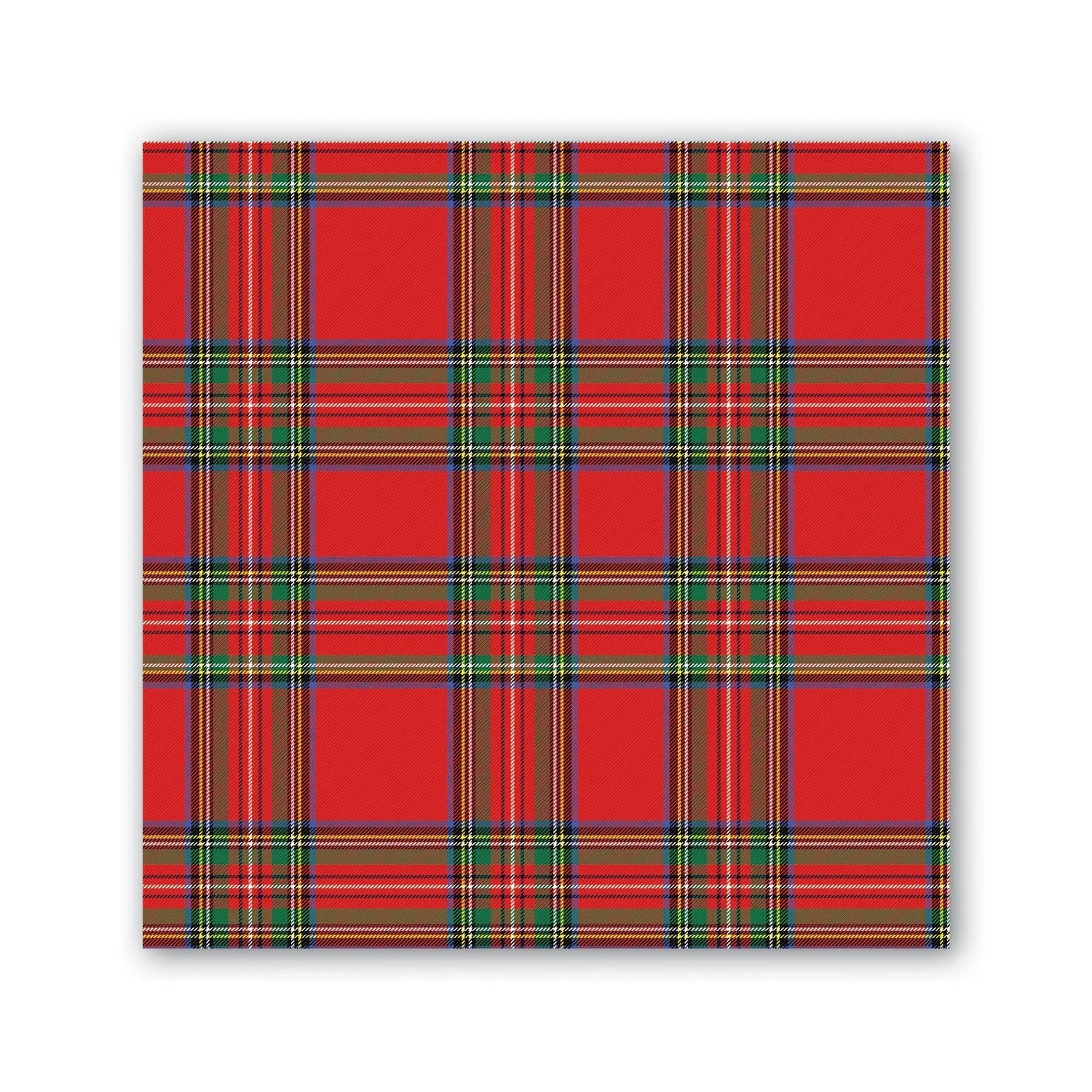Tartan Cocktail Napkin