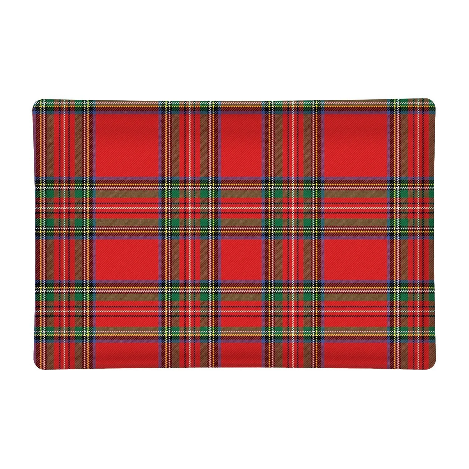 Tartan Rectangular Glass Soap Dish