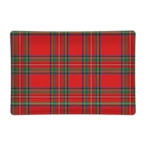 Tartan Rectangular Glass Soap Dish