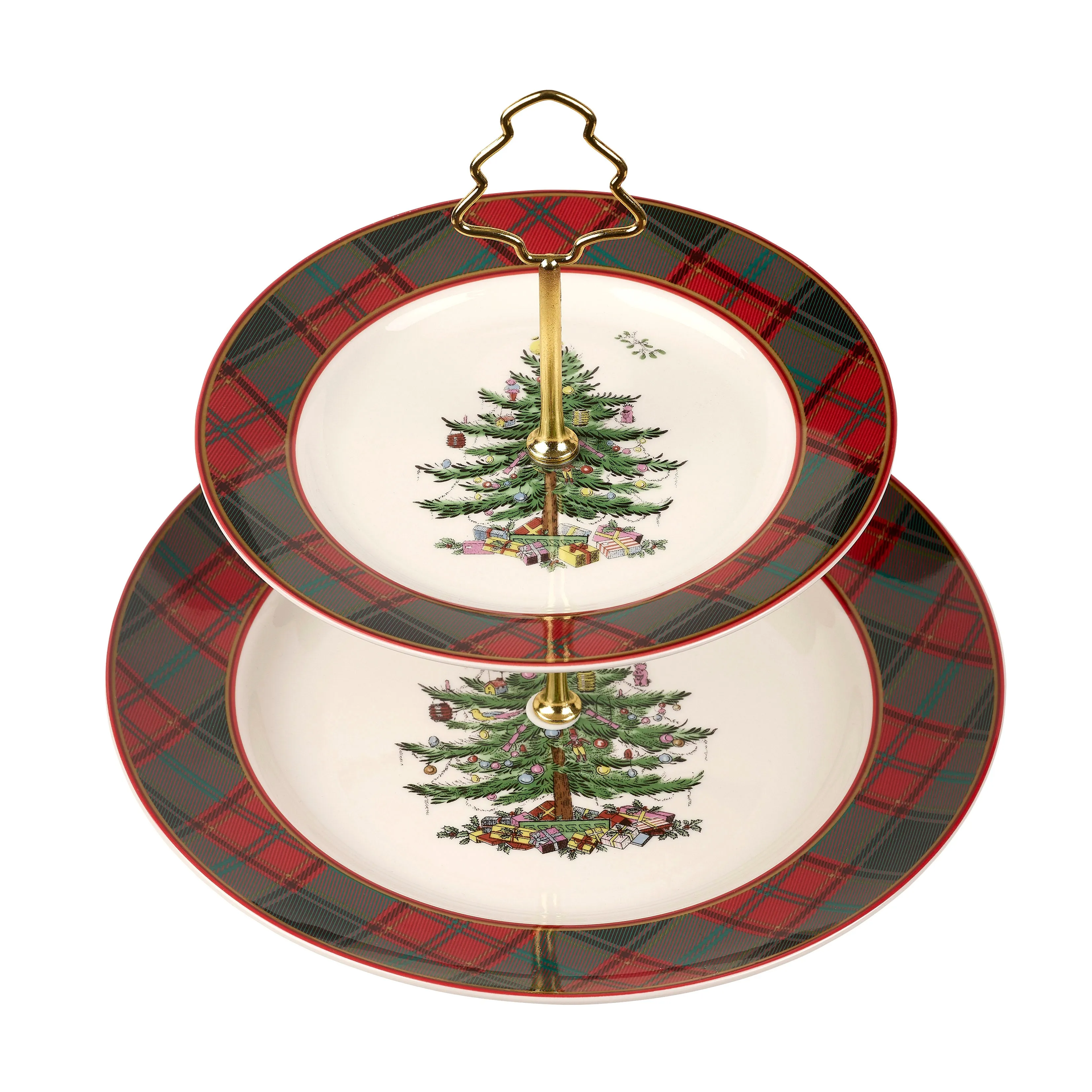 Tartan Tiered Server 10 inch