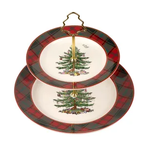 Tartan Tiered Server 10 inch