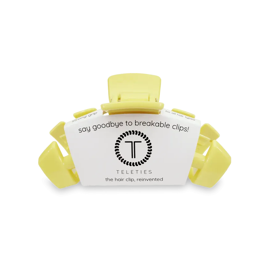 TELETIES | Medium Hair Clip {Buttercup}