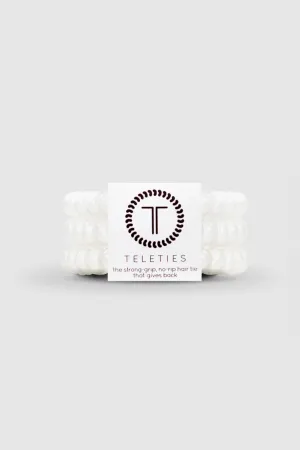 Teleties Small Bands Pack in Coconut White | TT-S-006