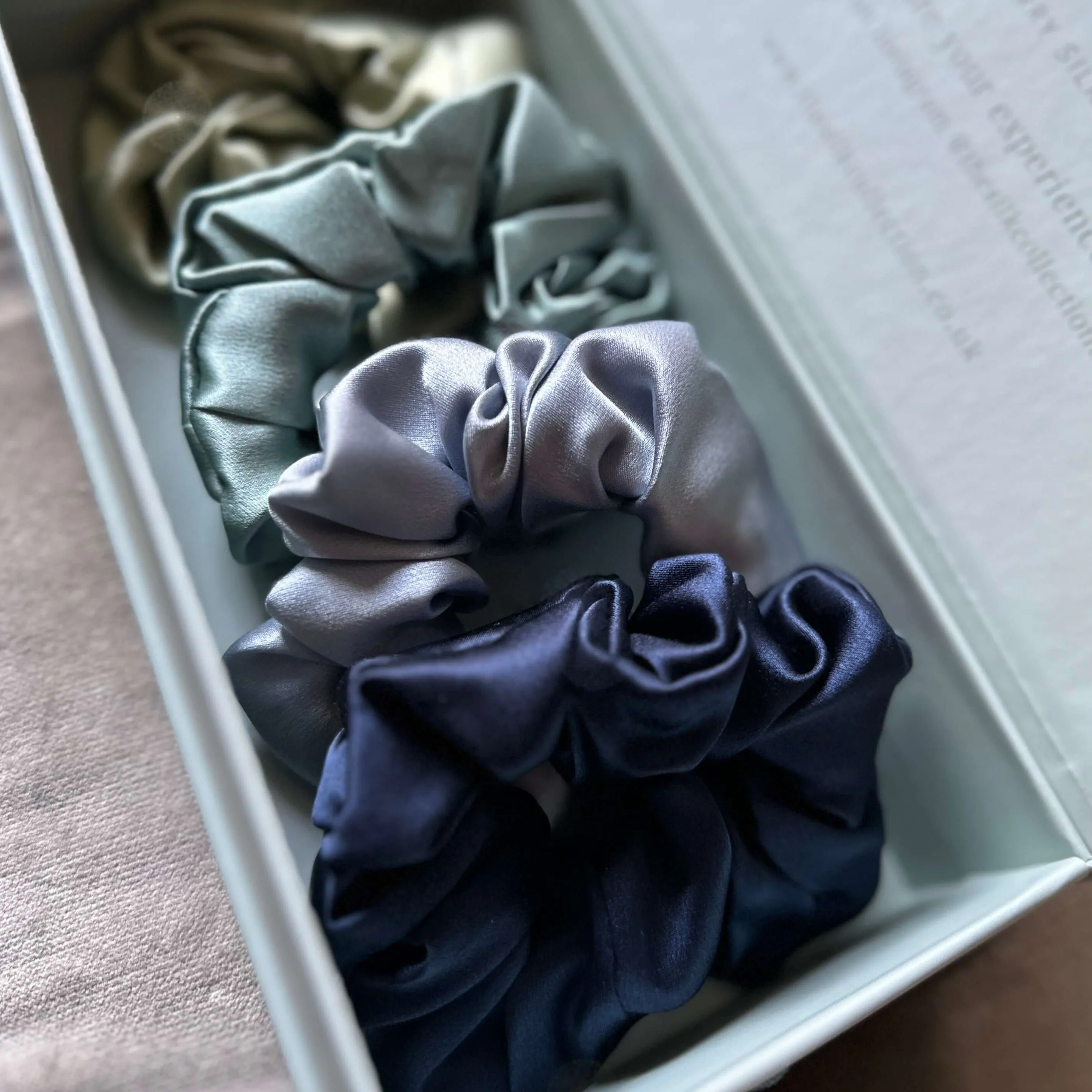 The Classic Silk Scrunchies Gift Set (worth £45)