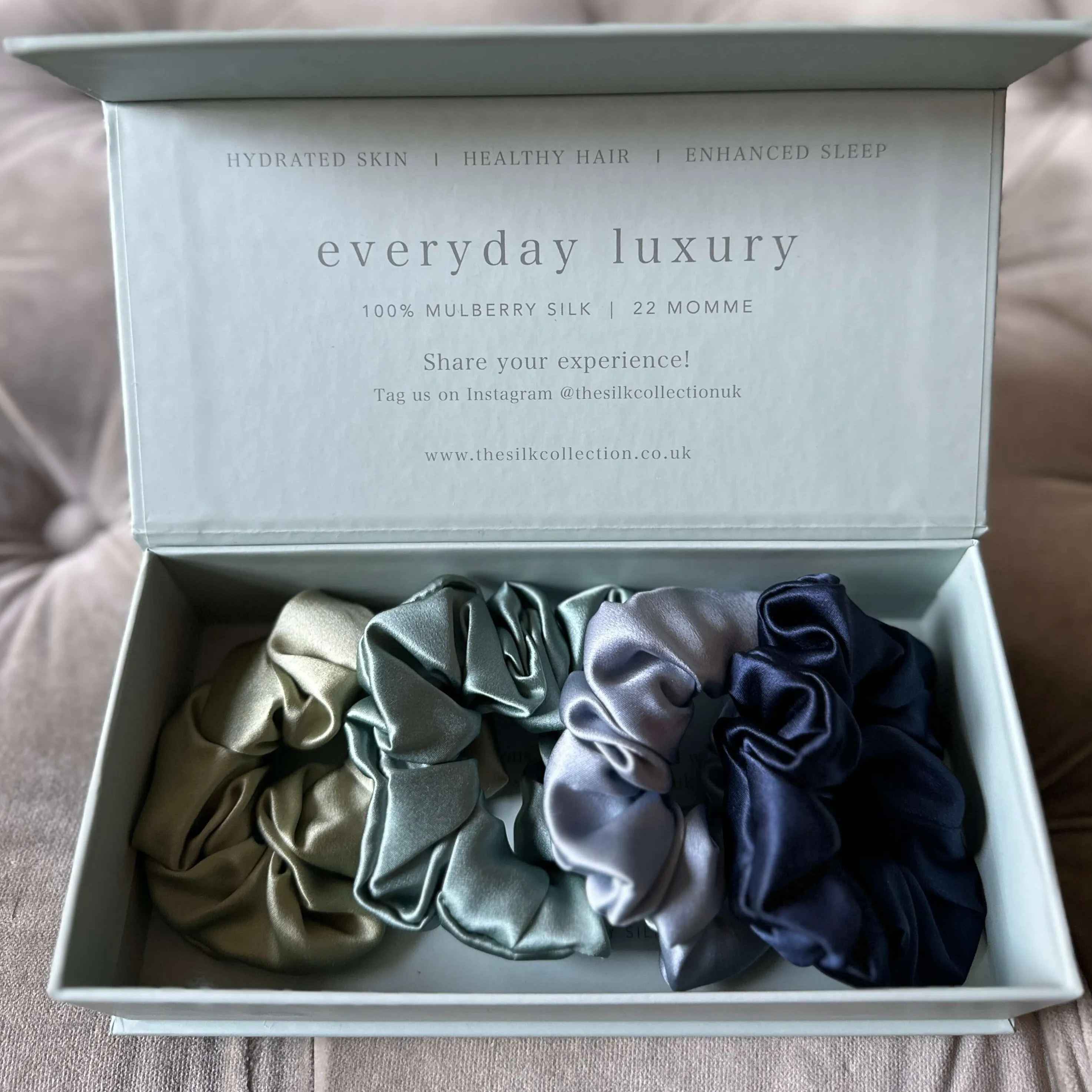 The Classic Silk Scrunchies Gift Set (worth £45)