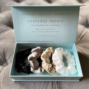 The Classic Silk Scrunchies Gift Set (worth £45)