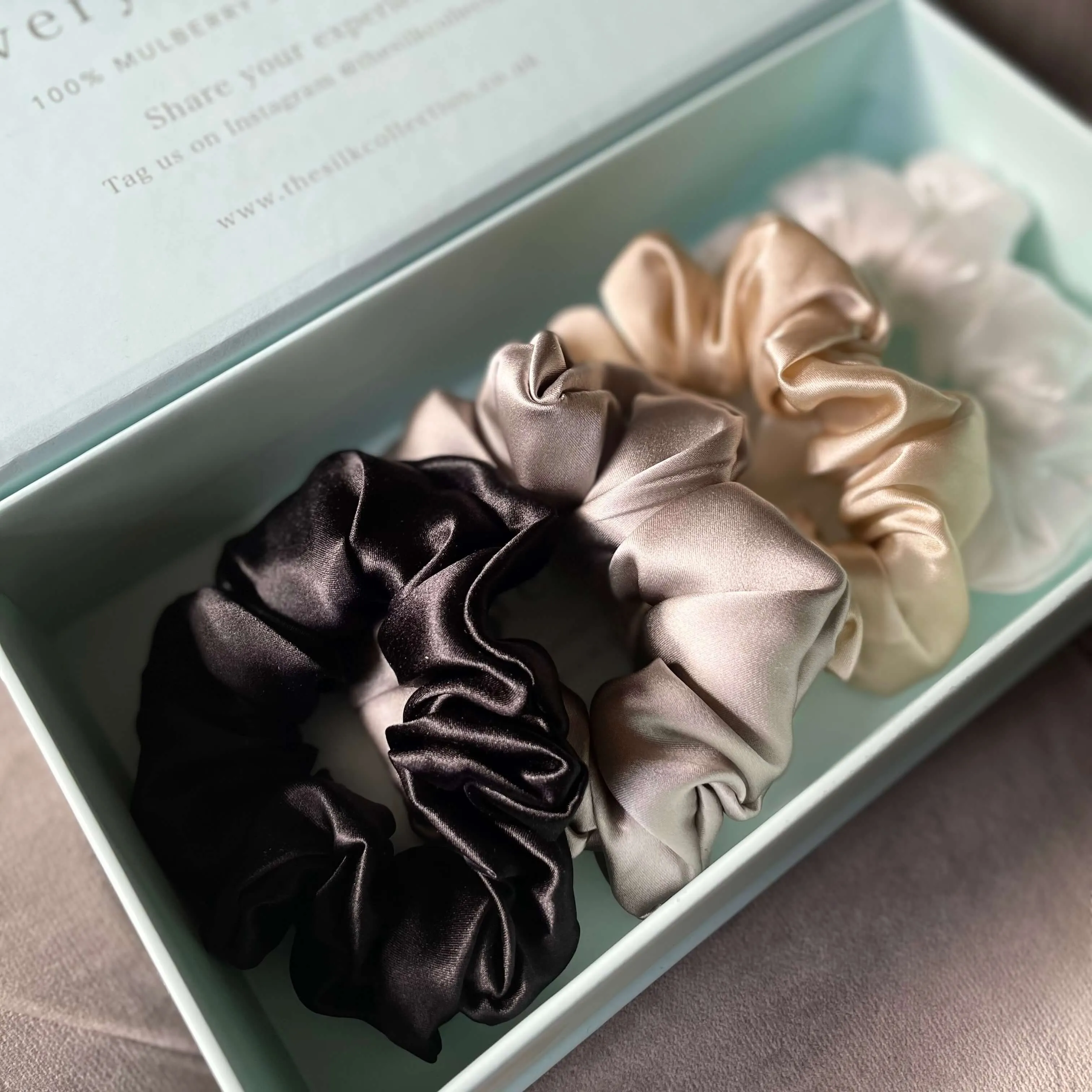 The Classic Silk Scrunchies Gift Set (worth £45)