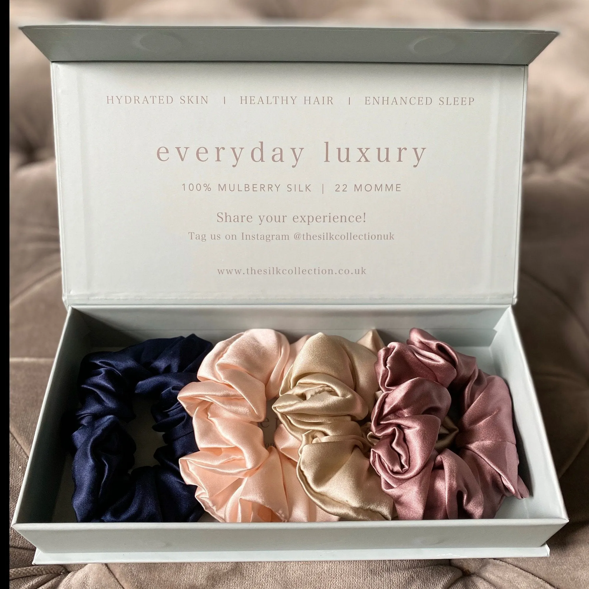 The Classic Silk Scrunchies Gift Set (worth £45)