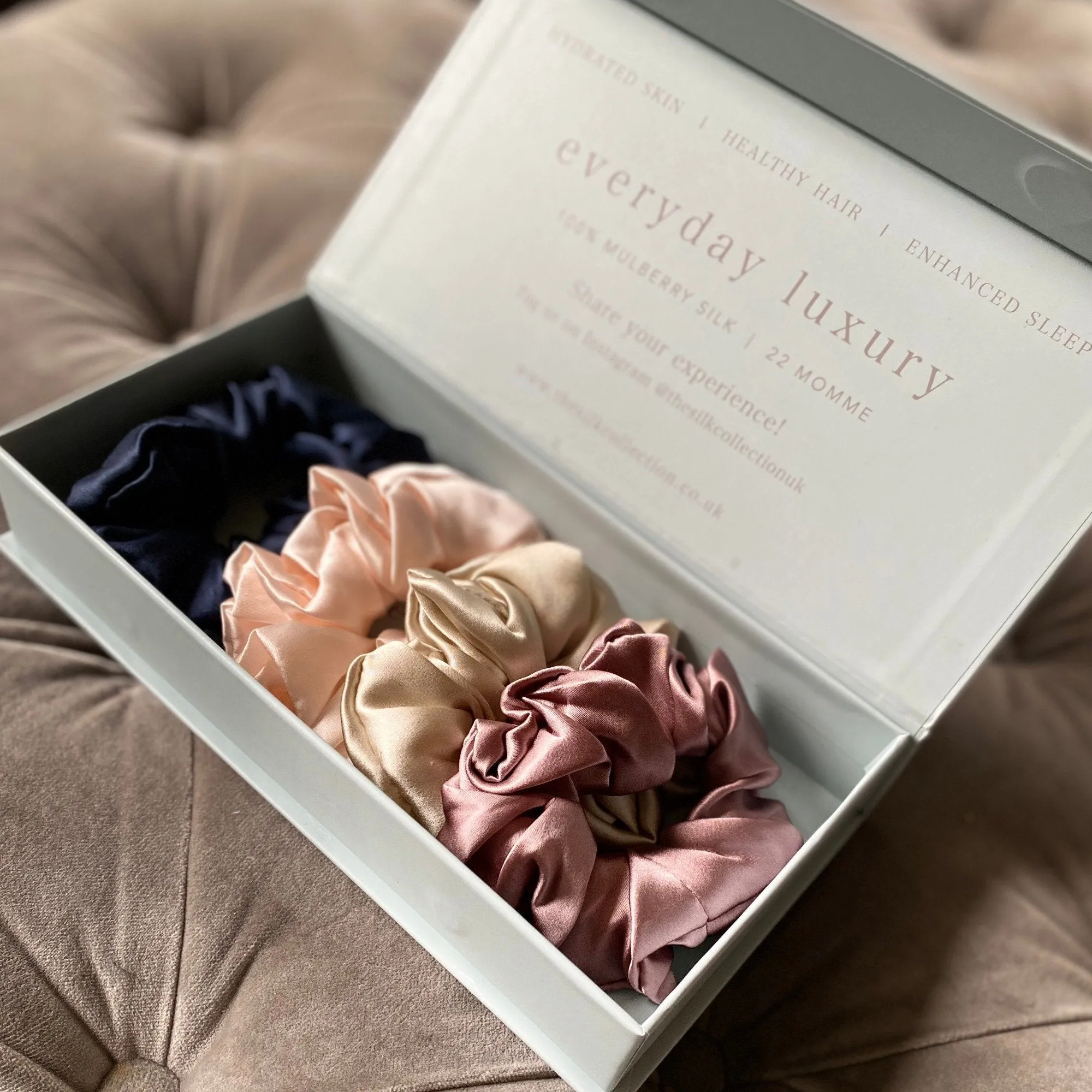 The Classic Silk Scrunchies Gift Set (worth £45)