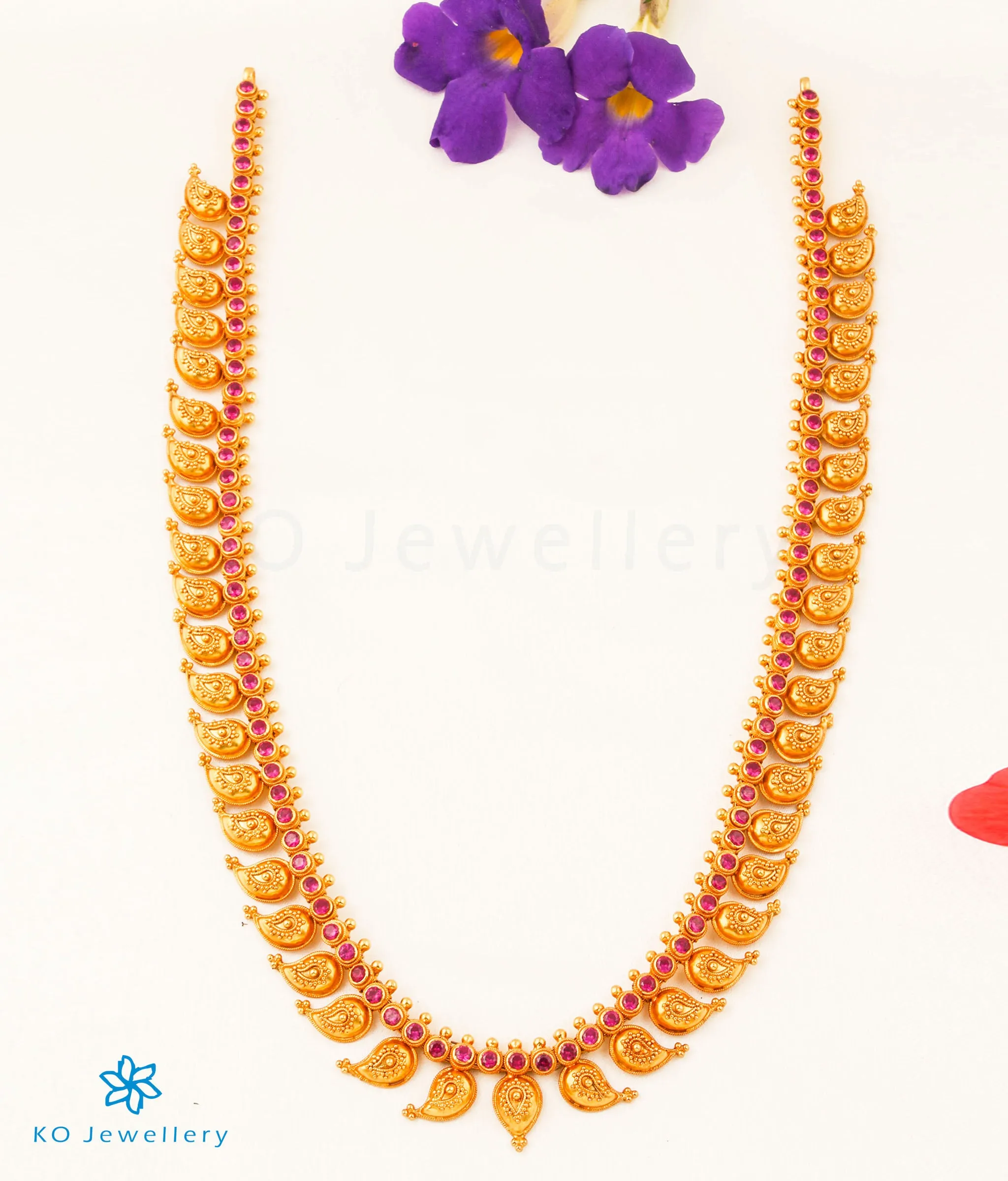 The Damayanti Silver Paisley Necklace/Waistbelt (Long)