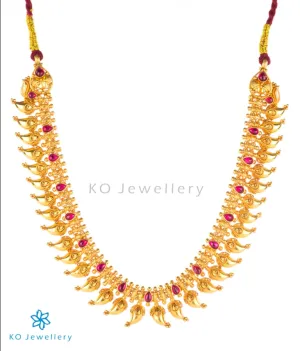 The Madhumita Silver Mango Necklace