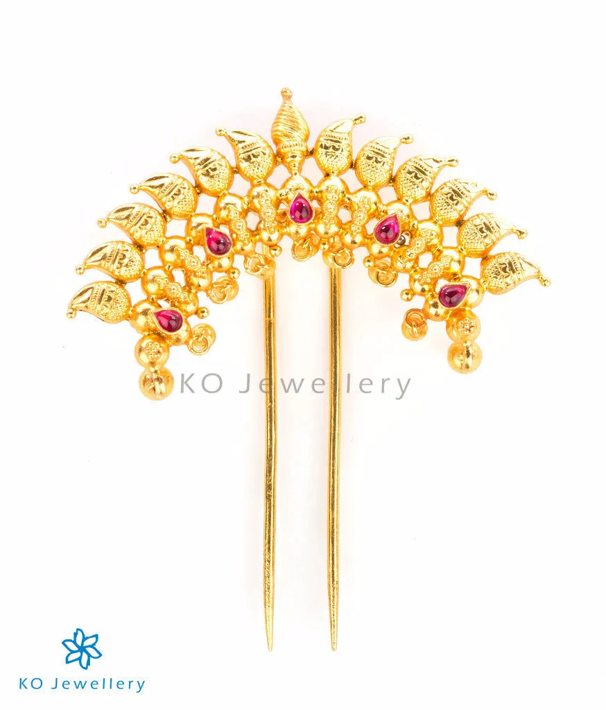 The Makanda Silver Bridal Hair Pin