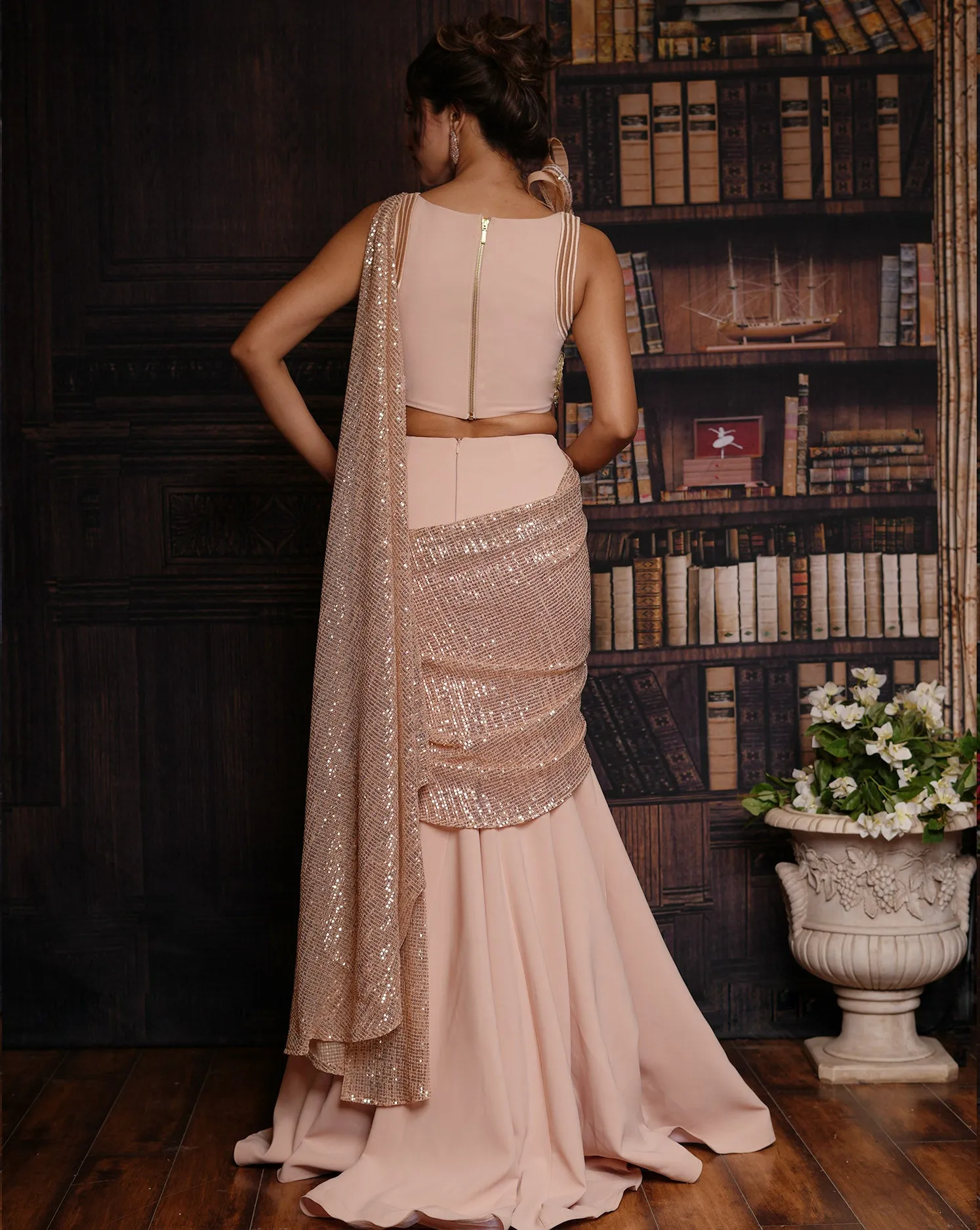 The Sequence Lehenga Sari
