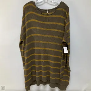 Top Long Sleeve By Free People In Striped Pattern, Size: S
