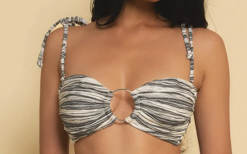 Tori Ties Bandeau-Lulu Bikini