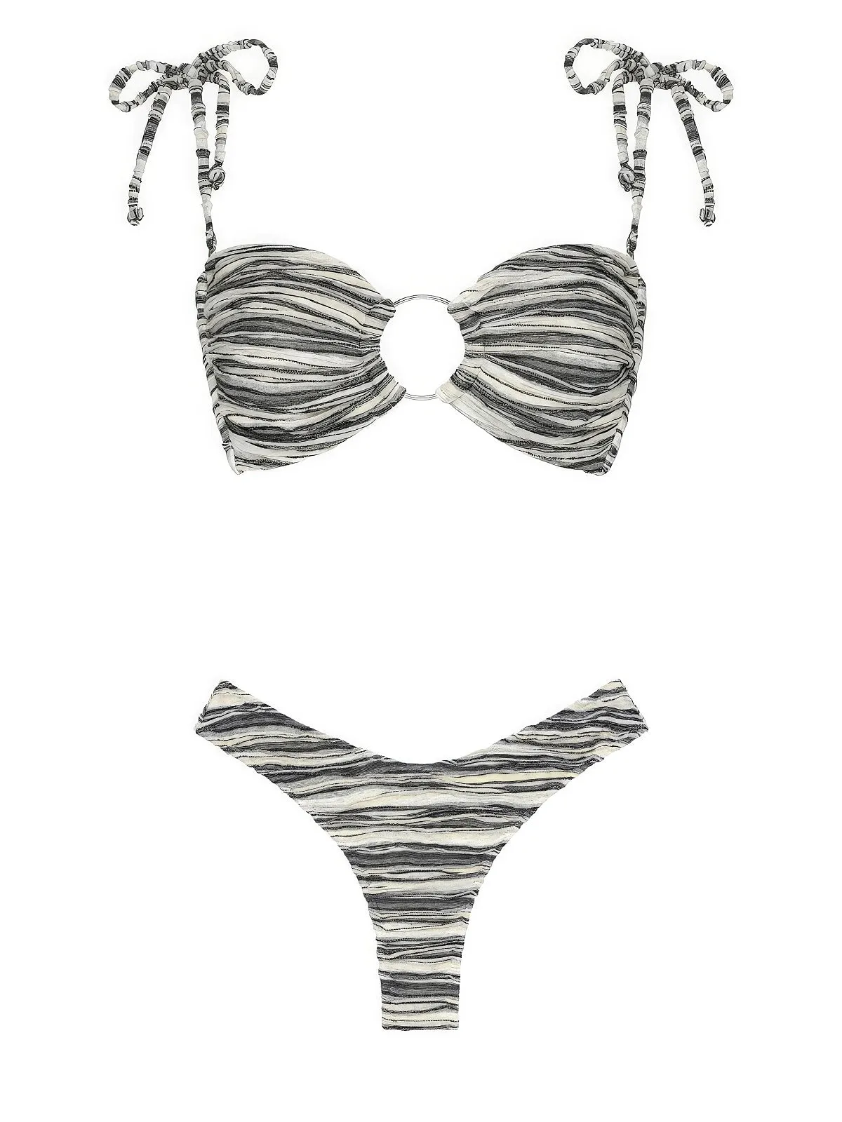 Tori Ties Bandeau-Lulu Bikini