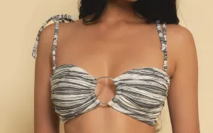 Tori Ties Bandeau-Lulu Bikini