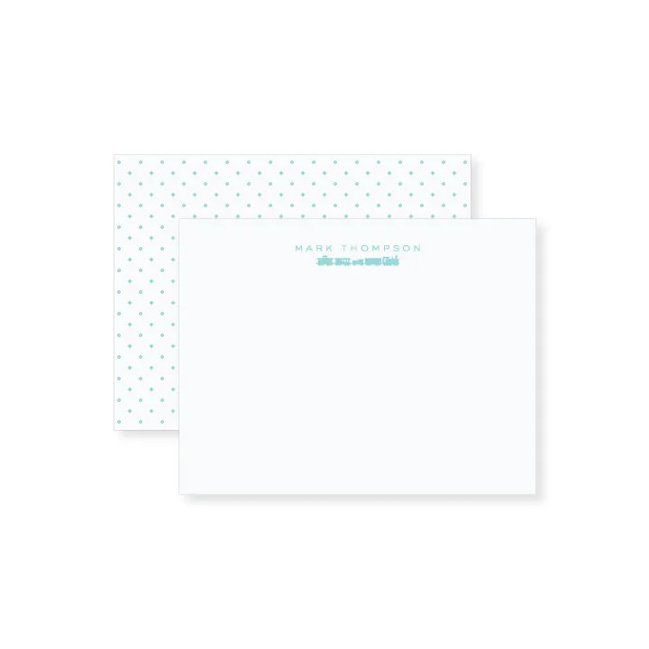 Train Notecard // two sizes