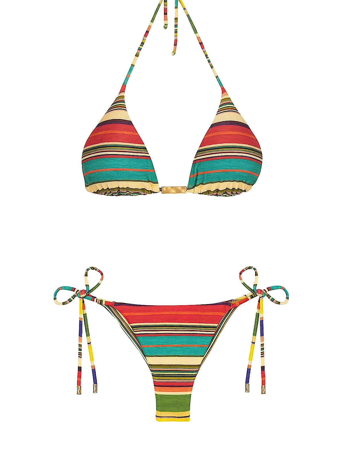 Tri-Tie Side Bikini