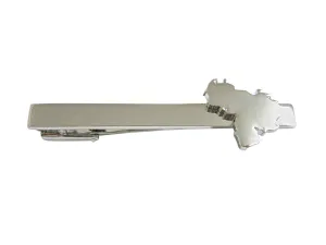 Venezuela Map Shape Square Tie Clip
