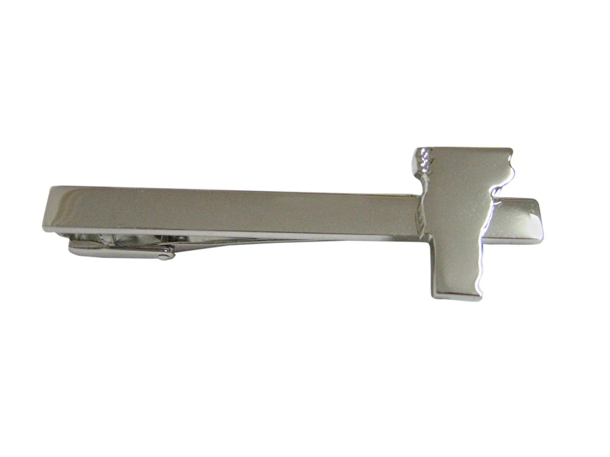 Vermont State Map Shape Square Tie Clip