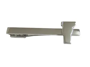Vermont State Map Shape Square Tie Clip