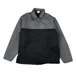 Vintage Dickies Grey & Black Work Jacket - L