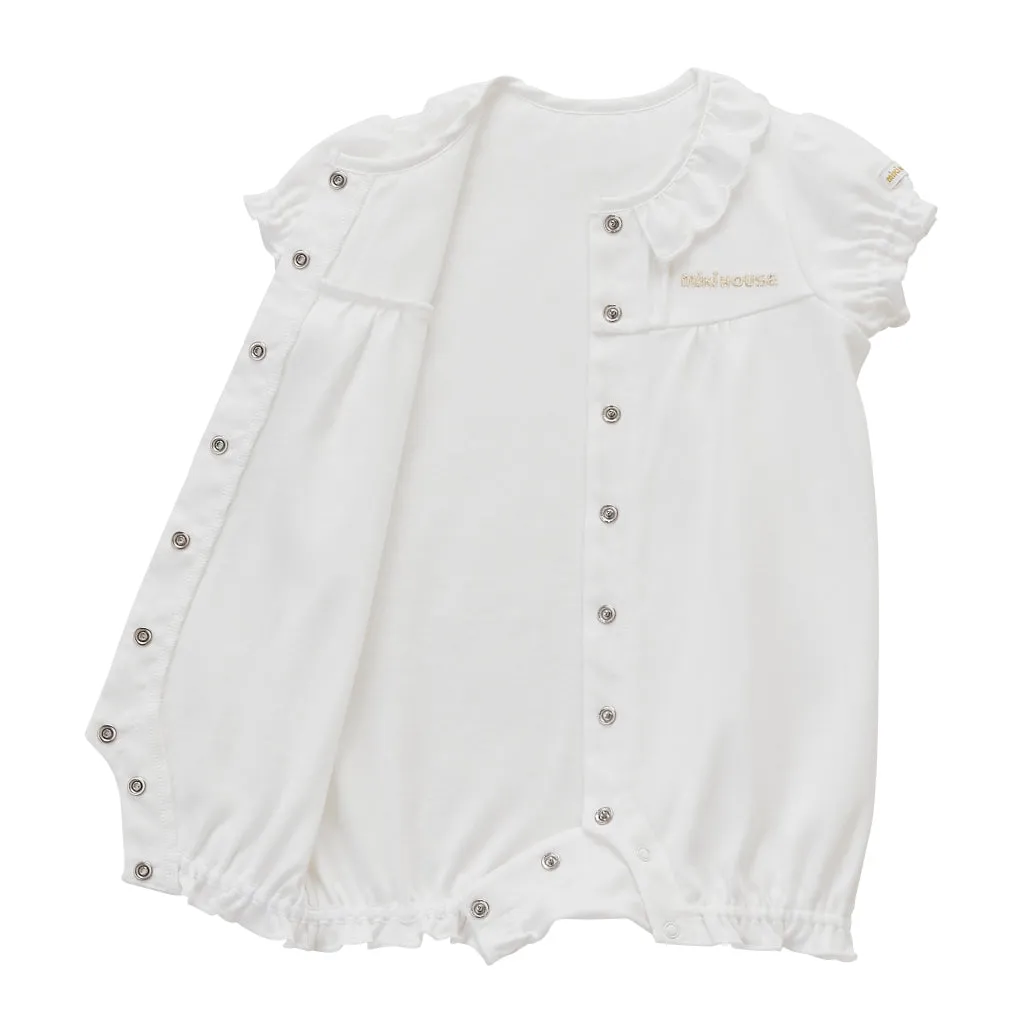 West Indian Sea Island Cotton Frill Collar Onesie (Gold Label series)