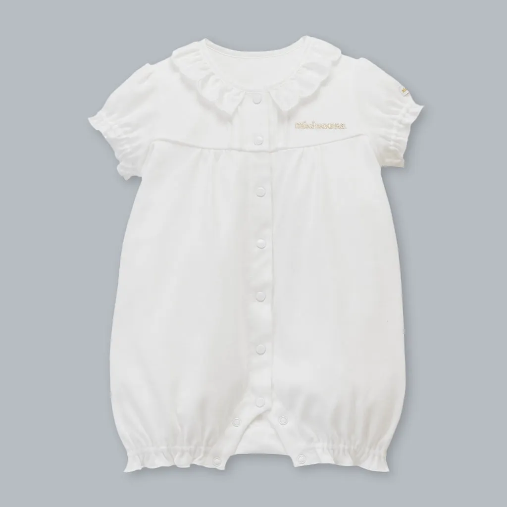 West Indian Sea Island Cotton Frill Collar Onesie (Gold Label series)