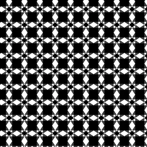 Winter on the Farm Ribbon Plaid Black
