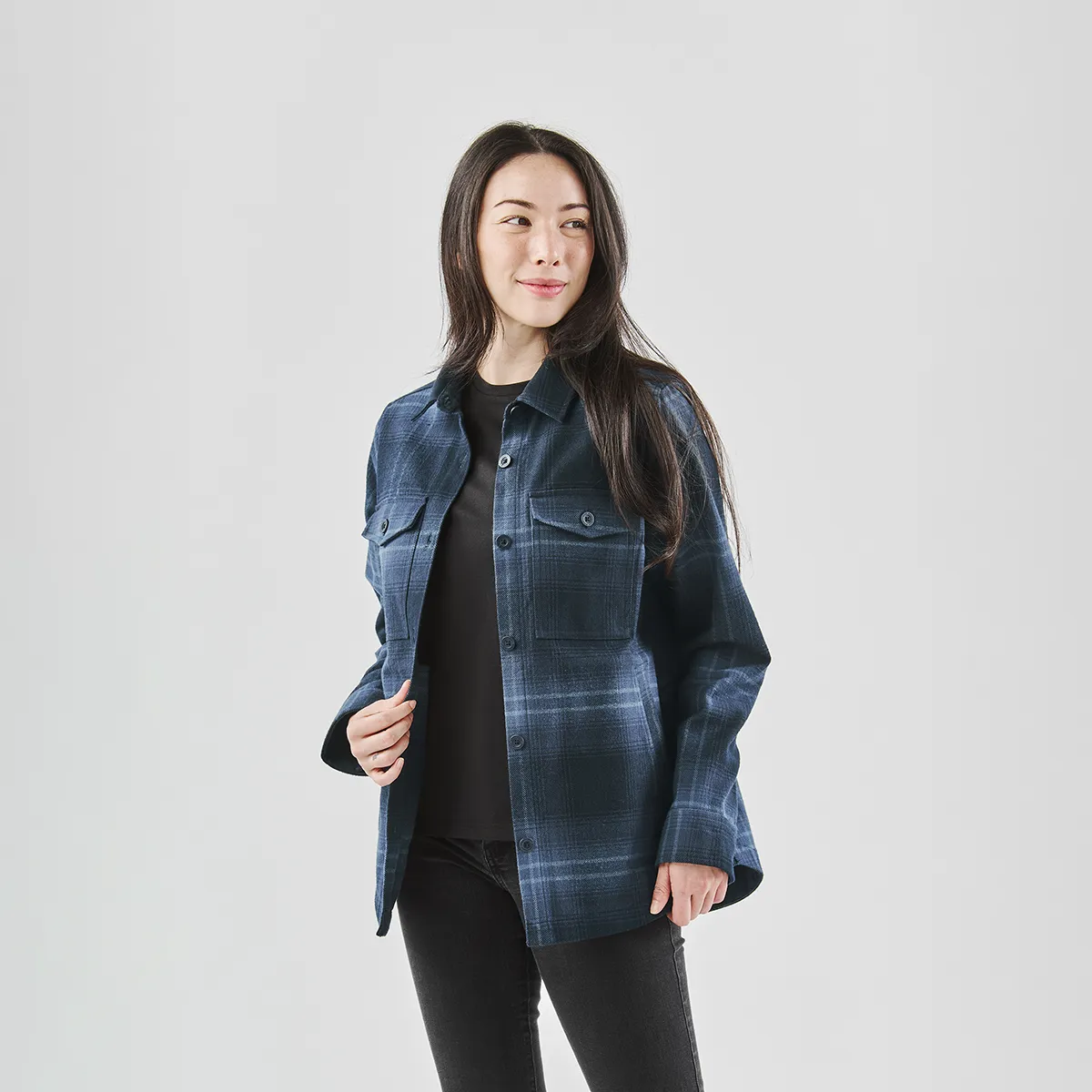 Women's Highland Plaid Shacket - CSH-1W