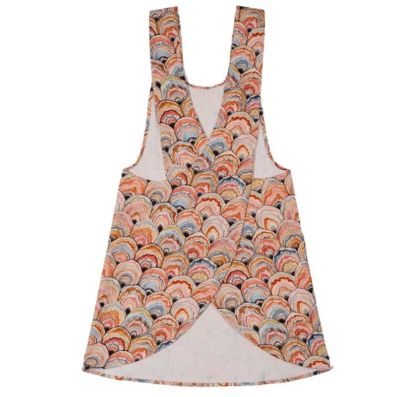 Woodland Oyster Cotton Pinafore Apron