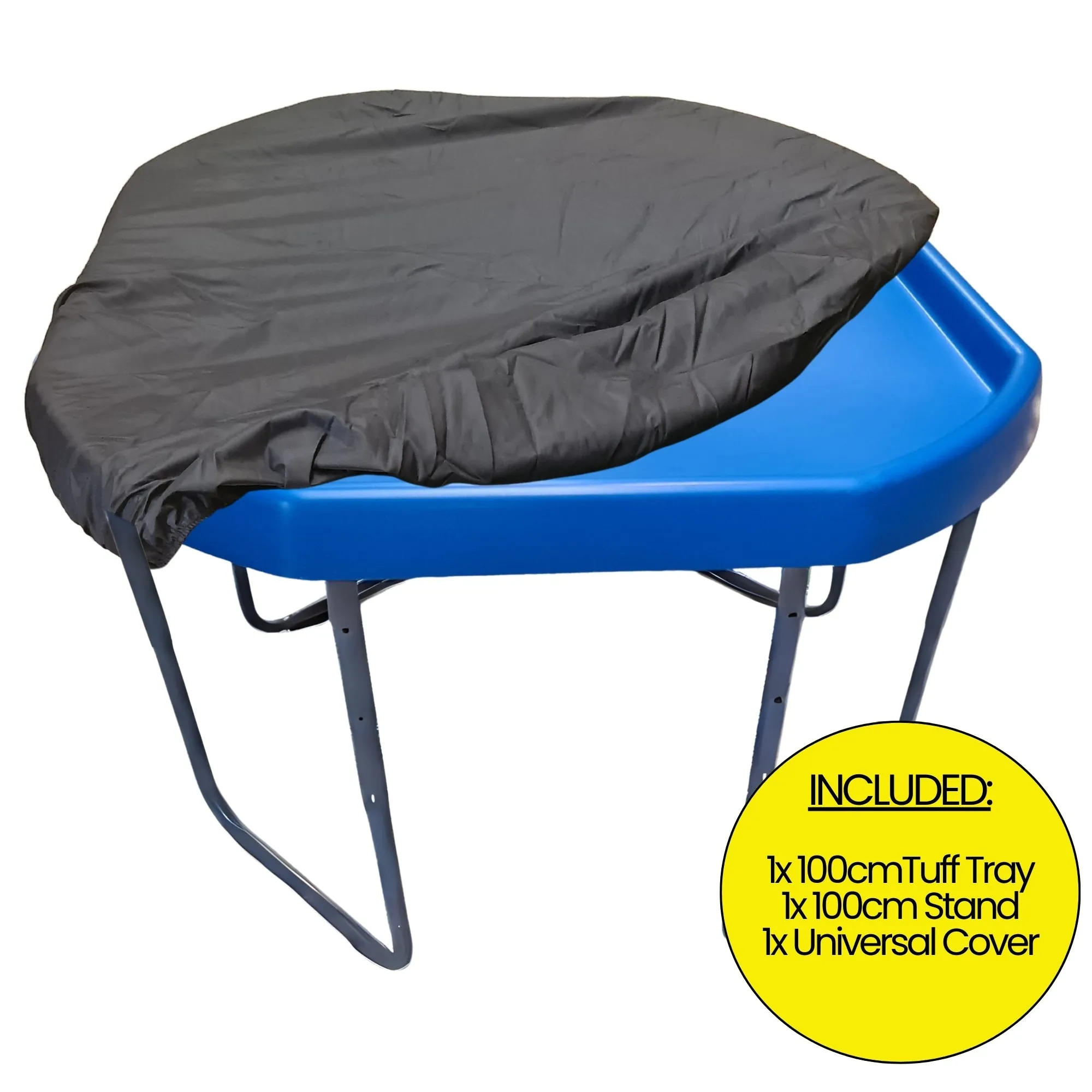 XL BUNDLE PACK - Original XL Tuff Tray, XL Stand, and Universal Waterproof Cover Pack - 3 Colour Options
