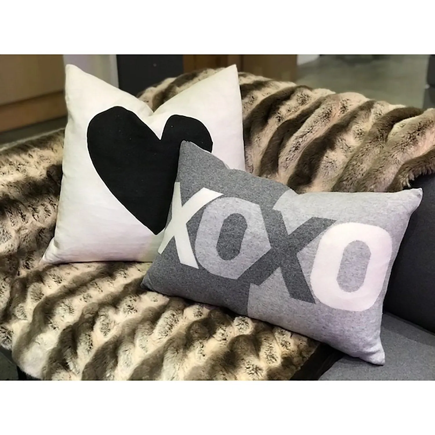 XOXO Cashmere Pillow