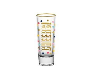 YAY BOOM CHEERS Shot Glass