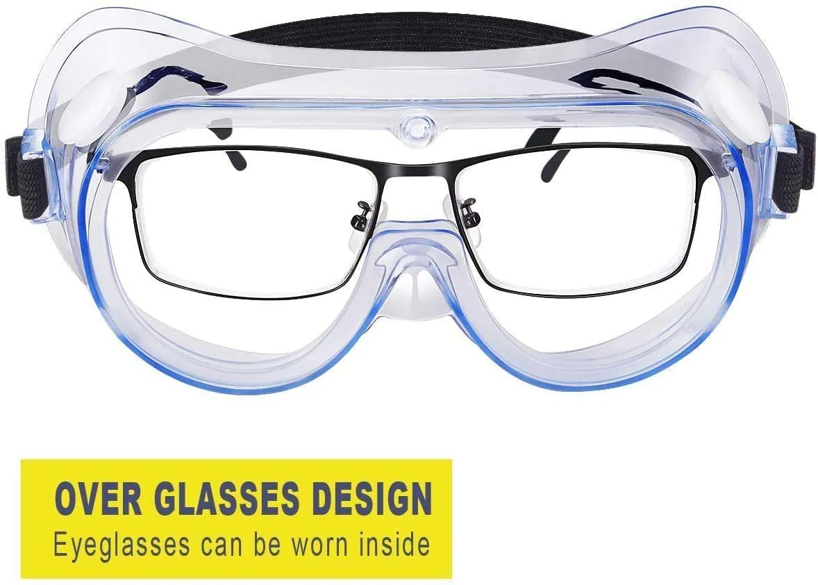 YunTuo Safety Goggles Over Glasses-Perfect for Industrial,Work,Construction,Shooting